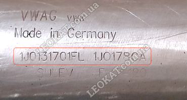 LEOKAT Викуп каталізаторів - Audi - Volkswagen -  - Сталь - 1J0131701FL 1J0178CA