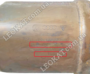 LEOKAT Викуп каталізаторів - Audi - Volkswagen - Volkswagen Touareg 3.6 - Сталь - 7L8131690D 7L6166JA