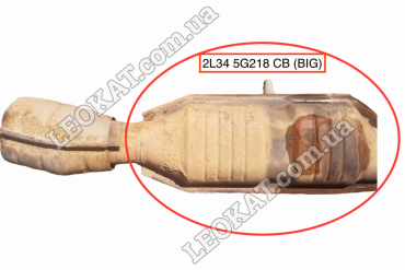 LEOKAT Викуп каталізаторів - Ford -  - Кераміка - 2L34 5G218 CB (REAR) M2 016 ROF
