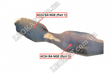 LEOKAT Викуп каталізаторів - Ford -  - Кераміка - 4C24 BA NGE (Part 2) Smaller Unit (Front)