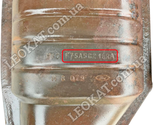 LEOKAT Викуп каталізаторів - Ford -  - Кераміка - F75A 5G218 RA (REAR) WIGF75A5G218RA