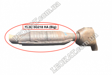 LEOKAT Викуп каталізаторів - Ford -  - Кераміка - YL3C 5G218 HA (REAR) M0 153 SOT
