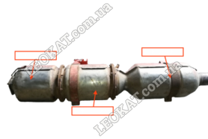 LEOKAT Викуп каталізаторів - FUSO -  - Сажовий фільтр (DPF) - ME359258 Attach to ME360752
