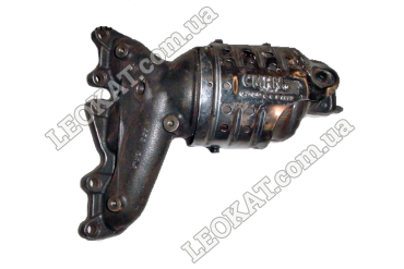 LEOKAT Викуп каталізаторів - Hyundai - Kia -  - Кераміка - CMRN Appx 4.5" brick (attached to 3 pipe manifold).