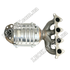 LEOKAT Викуп каталізаторів - Hyundai - Kia -  - Кераміка - Hyundai-Kia Manifold Flat Body No Code HSLC2 is on manifold / 2 Bricks filling