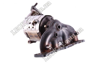 Hyundai12. Hyundai; 4 pipe manifold; 2 bolt flange.