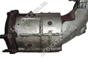 LEOKAT Викуп каталізаторів - Nissan -  - Кераміка - 220 Cast Iron; 5-bolt flange; Long 90-Degree Neck.