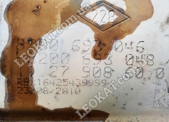 LEOKAT Викуп каталізаторів - Renault -  - Сажовий фільтр (DPF) - 8200693046 H8200693048