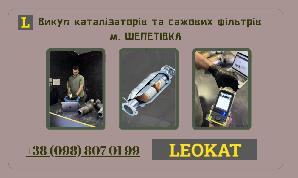 Скупка каталізаторів у Шепетівці