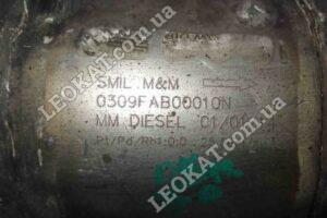 LEOKAT Викуп каталізаторів - Tata -  - Сажовий фільтр (DPF) - 0309FAB00010N SMIL M&M