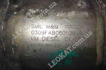 LEOKAT Викуп каталізаторів - Tata -  - Сажовий фільтр (DPF) - 0309FAB00010N SMIL M&M