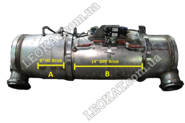 LEOKAT Викуп каталізаторів - Unknown/None -  - Сажовий фільтр (DPF) - A02U538 2880574 / 2871462 / C629356 / 3 part case