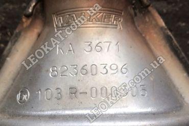 LEOKAT Викуп каталізаторів - Walker -  - Кераміка - KA 3671 82360397 / 103R-000305